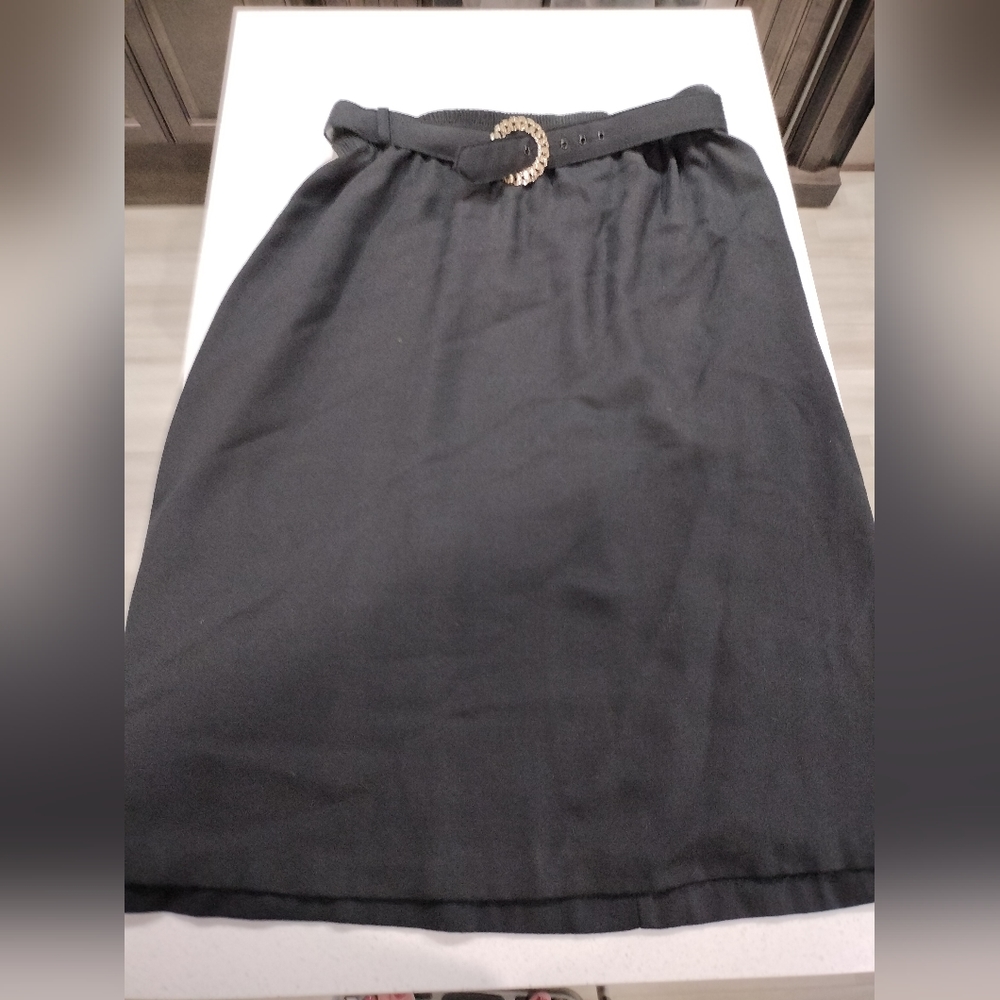 Skirt with belt